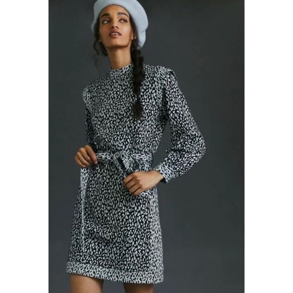 nwt ANTHROPOLOGIE | Hutch Spotted Mini Dress | Large - Picture 2 of 14